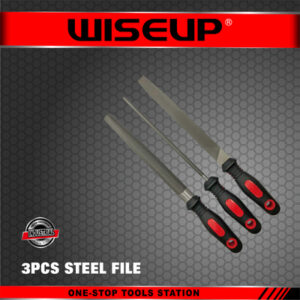 WISEUP JEU DE LIME ACIER 3PCS 8"/200MM 100407