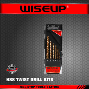WISEUP JEU MECHE ACIER HSS 6PCS (2-3-4-5-6-8MM) 102401