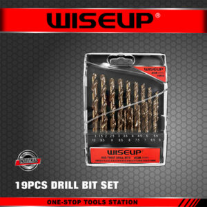 WISEUP JEU MECHE ACIER HSS19PCS(1-10) 102403