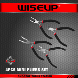 WISEUP JEU DE MINI PINCE 4 PCS 4,5" 012005