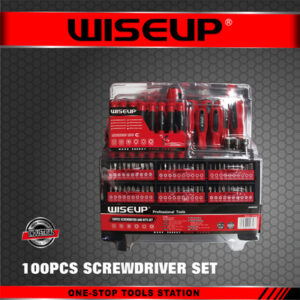 WISEUP JEU DE TOURNEVIS 100 PCS 090203
