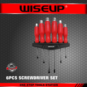 WISEUP JEU DE TOURNEVIS A FRAPPER 6PCS 090213