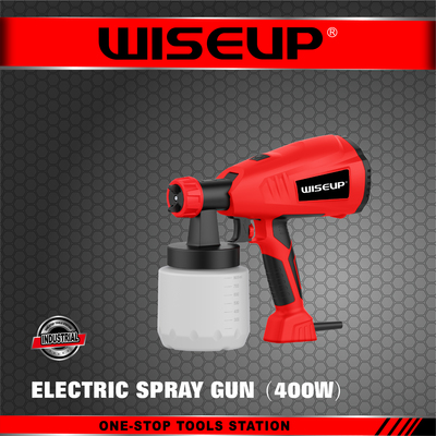 WISEUP PISTOLET PEINTURE ELECTRIQUE 400W 800ML 120302