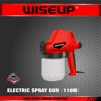 WISEUP PISTOLET PEINTURE ELECTRIQUE 110W 800ML 120301