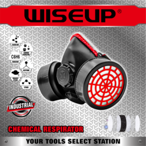 WISEUP MASQUE A GAZ DOUBLE CARTOUCHE 141202