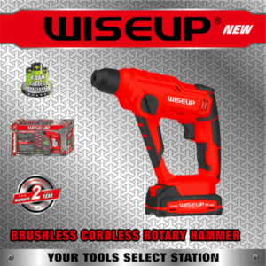 WISEUP MARTEAU PERFORATEUR A BATTERIE 21V 1.2J 171434