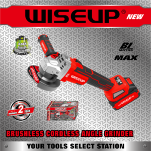 WISEUP TRONCONNEUSE 115MM BRUSHLESS 21V 1BAT 4AH+CHARGEUR+SACOCHE 171417
