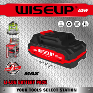 WISEUP BATTERIE 21V/2.0AH 171420B