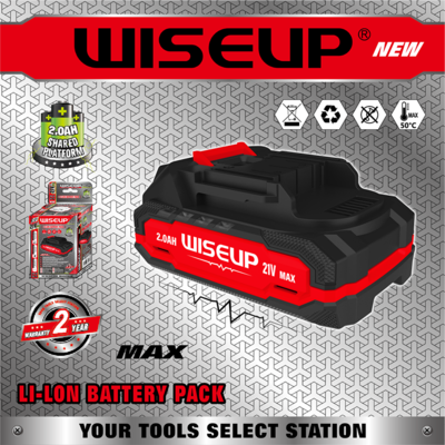 WISEUP BATTERIE 21V/2.0AH 171420B