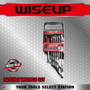 WISEUP JEU CLE MIXTE CLIQUET PLIANTE 7PCS 031302