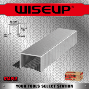 WISEUP AGRAFE POUR AGRAFFEUSE 0.6*0.95*9.5MM 5000PCS 121604