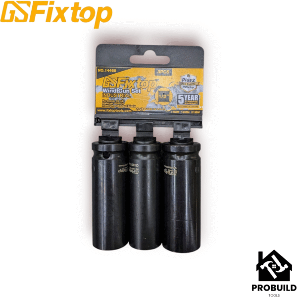 FIXTOP DOUILLE A CHOQUE 3PCS 17MM/19MM/21MM