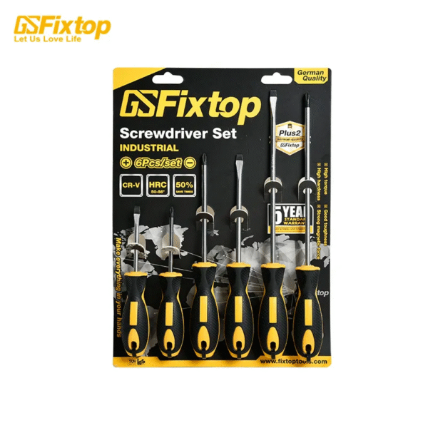FIXTOP JEU TOURNEVIS 6PCS 13820