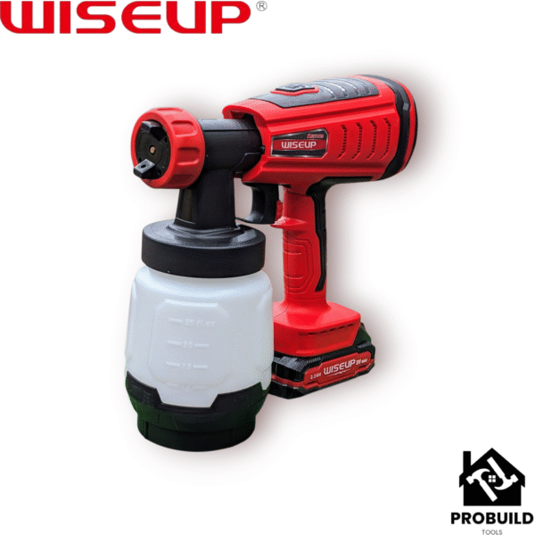 WISEUP PISTOLET PEINTURE A BATTERIE 800ML 21V 1BAT 2AH+CHARGEUR 171423