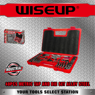 WISEUP CAISSE FILLIERE+TARAUD 40PCS 102840