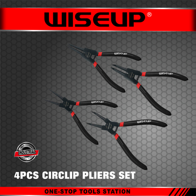 WISEUP JEU PINCE CIRCLIPS 7" 4PCS 012003