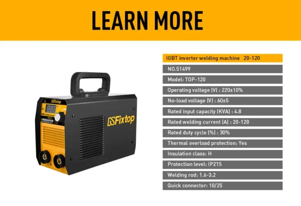 FIXTOP POSTE A SOUDER 120A