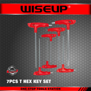 WISEUP JEU CLE ALLEN EN T 7PCS (2-2,5-3- 4-5-6-8MM) 032331