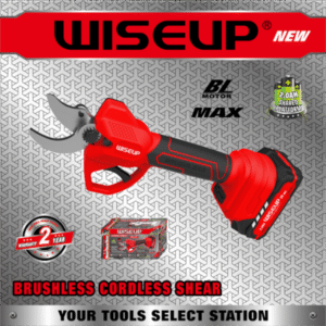 WISEUP SECATEUR A BATTERIE 30MM 21V 1BAT 2AH+CHARGEUR+SACOCHE 171425