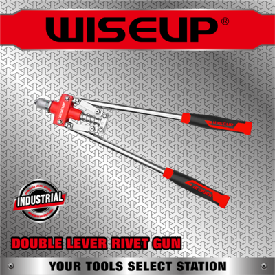 WISEUP RIVETEUSE AVEC BRAS CHROME 18" 450mm 120109