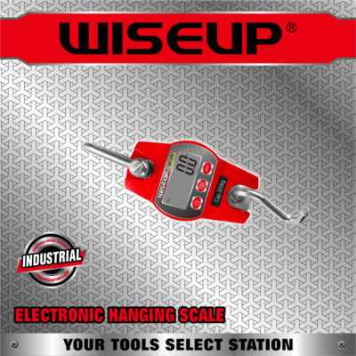 WISEUP BALANCE BASCULE ELECTRONIQUE AVEC CROCHET 300KG POUR BOUCHERIE 081206