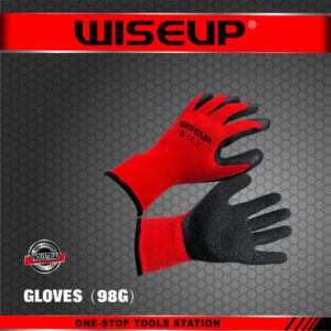 WISEUP PAIRE DE GANT ROUGE NOIR 116G 10"/250MM 140802