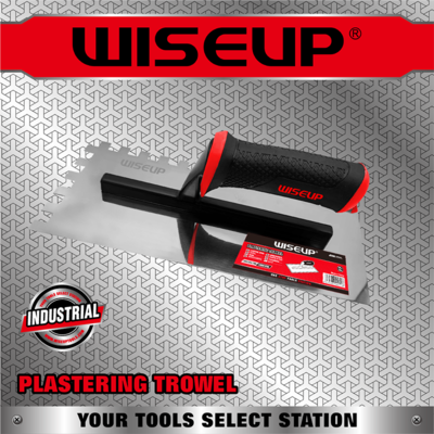 WISEUP PLATOIRE LISSEUSE LUX INOX AVEC DENT BRAS GOMME CAOUTCHOUC OUVERT 120*280*0.7 050608