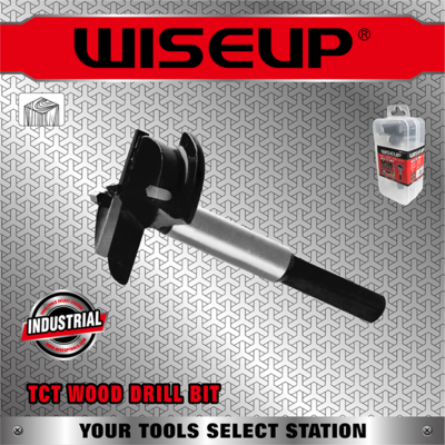 WISEUP MECHE BOIS DEFONCEUSE ROUGE 35MM 101315