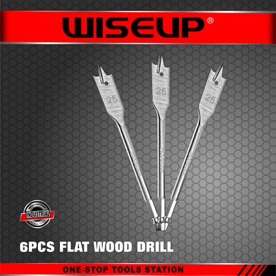 WISEUP JEU MECHE BOIS PLATE 6PCS (10-12-16-18-22-25) 103201