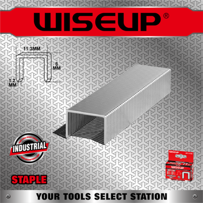 WISEUP AGRAFE POUR AGRAFFEUSE 0.6*0.95*15.5MM 5000PCS 121605