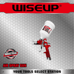 WISEUP PISTOLET PEINTURE A AIR 1.4MM RESERVOIR PLASTIQUE 600ML 120404
