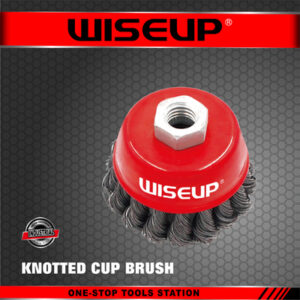 WISEUP BROSSE METALIQUE RONDE NOIR N°5" 125MM 130604