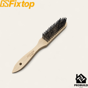 FIXTOP BROSSE METALIQUE MANCHE BOIS 13922