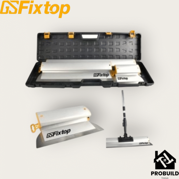 FIXTOP JEU DE RACLETTE ENDUITS 5PCS ALUMINIUM 92065